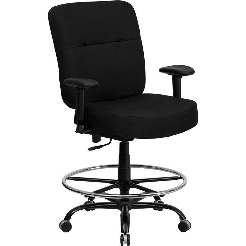 Hercules Big & Tall 400 lb. Rated Draft Chair with Adjustable Arms